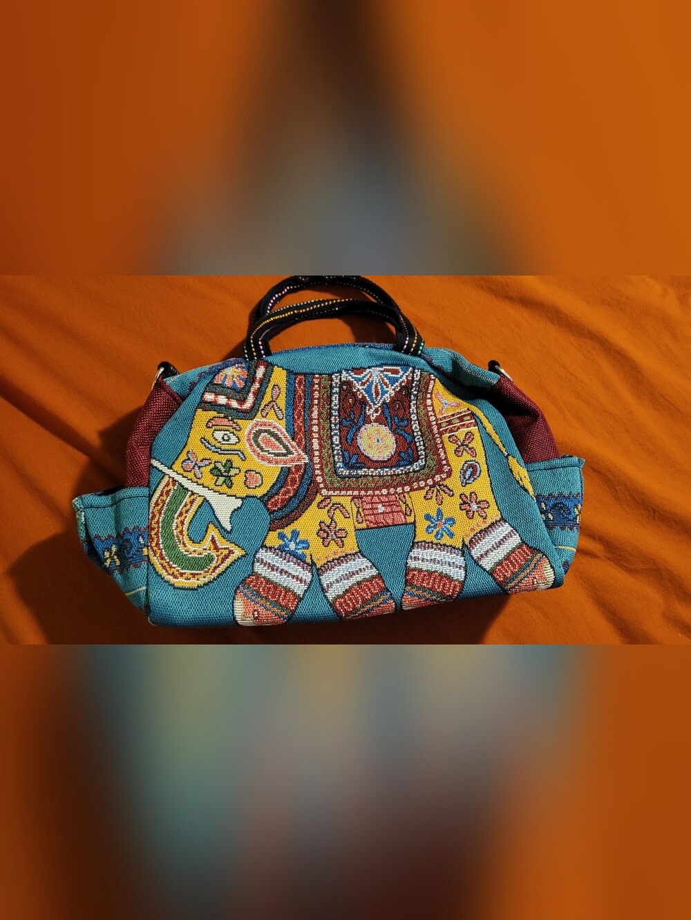 NWOT - Beautiful authentic multi-colored Thai handbag/purse